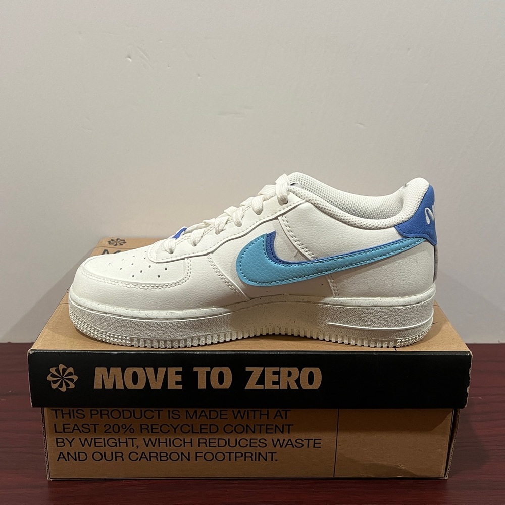 Nike, Air Force 1 LV8, DQ0359 100, White & Blue - Picture 5 of 13
